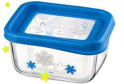 Posuda staklena Frigoverre Fun 13x10 cm plava 335170P