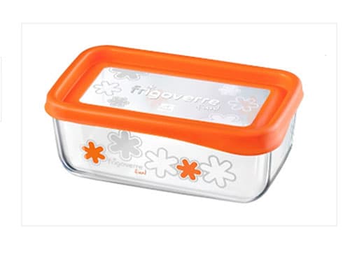 Posuda staklena Frigoverre Fun 21x13 cm narandžasta 335160N