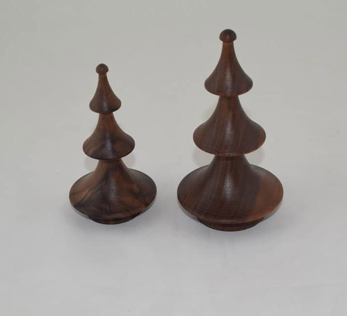 Jelkice Zima od orahovog drveta - komplet