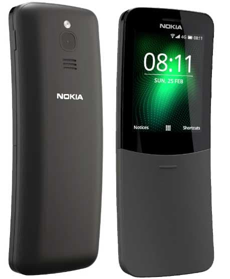 Mobilni telefon Nokia 8110 4G DS Black Dual Sim 16ARGB01A10