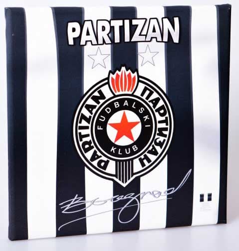 Decco Blind ram Partizan Grb na platnu 301350
