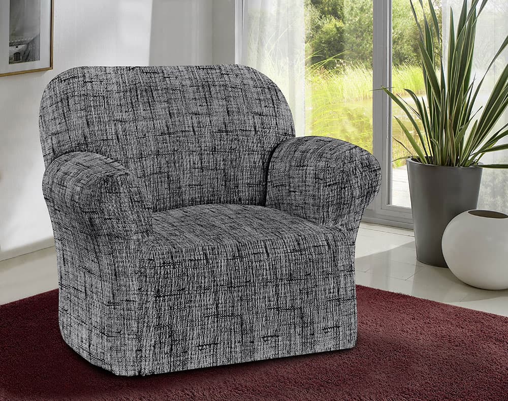 Sharp Fit elastična presvlaka za fotelju siva