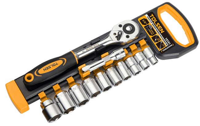 Tolsen 12-delni set nasadnih ključeva sa ručicom 3/8 M5-M12 15151