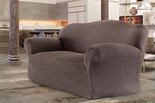 Bielastična presvlaka za trosed braon