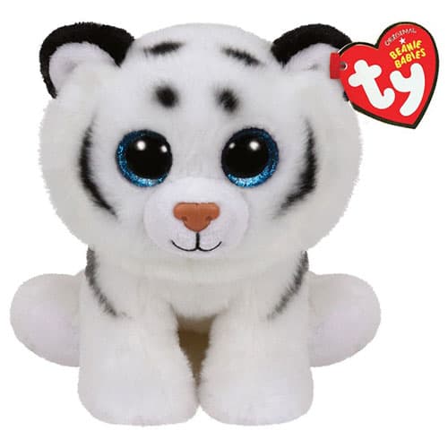 TY Beanie Boos Plišane igračke -  Beli tigar Tundra15cm MR42106