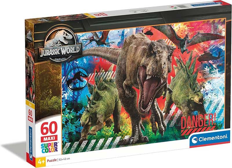 Puzzle slagalice za decu 60 maxi delova Jurassic World Clementoni 26456