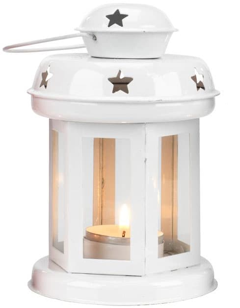 Fenjer za malu sveću Valley2 Beli