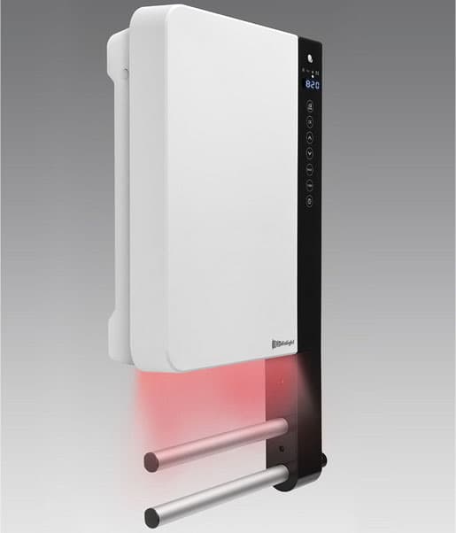 Zidna grejalica za kupatilo sa sušačem peškira Radialight Windy