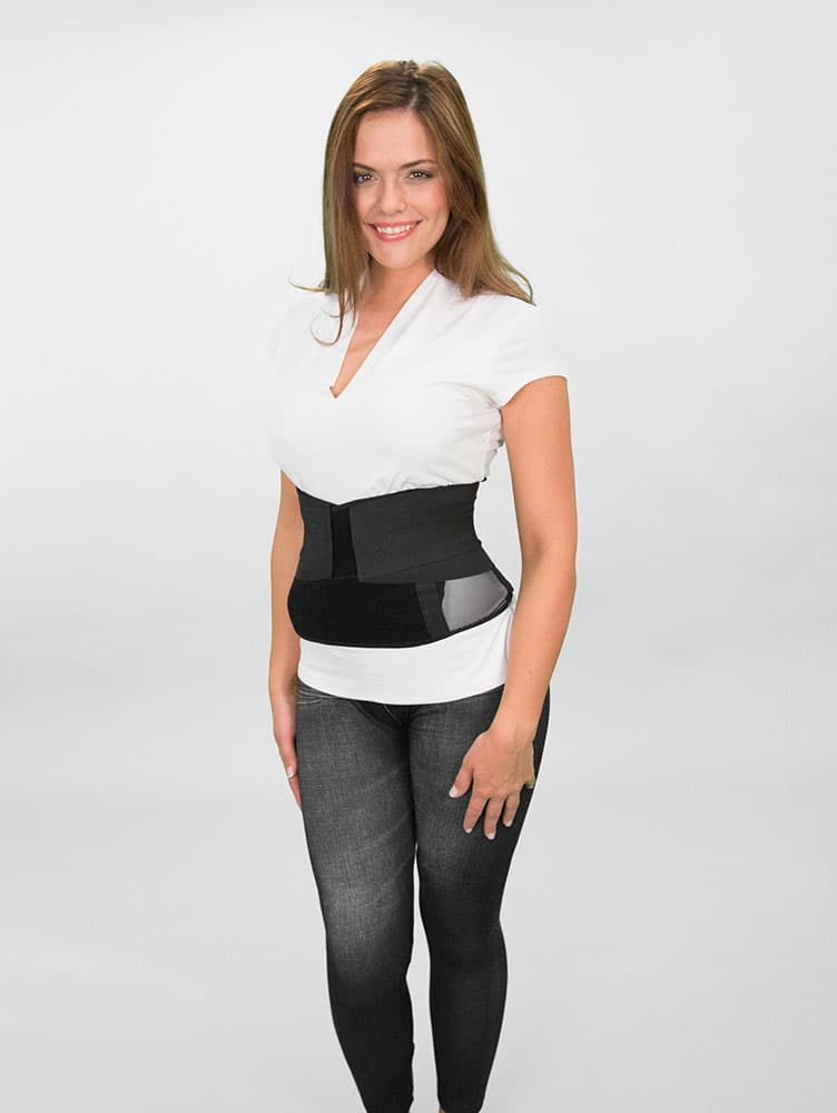 Slim n Lift pojas za oblikovanje struka crni XL