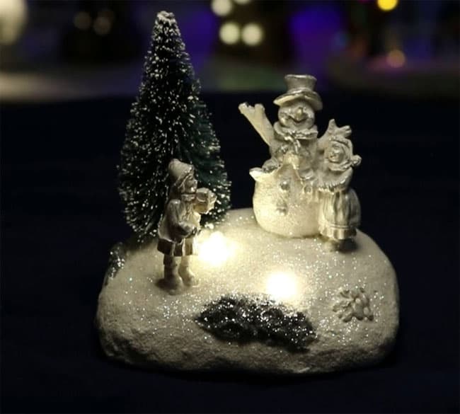 Novogodišnja svetleća LED diorama DRM1