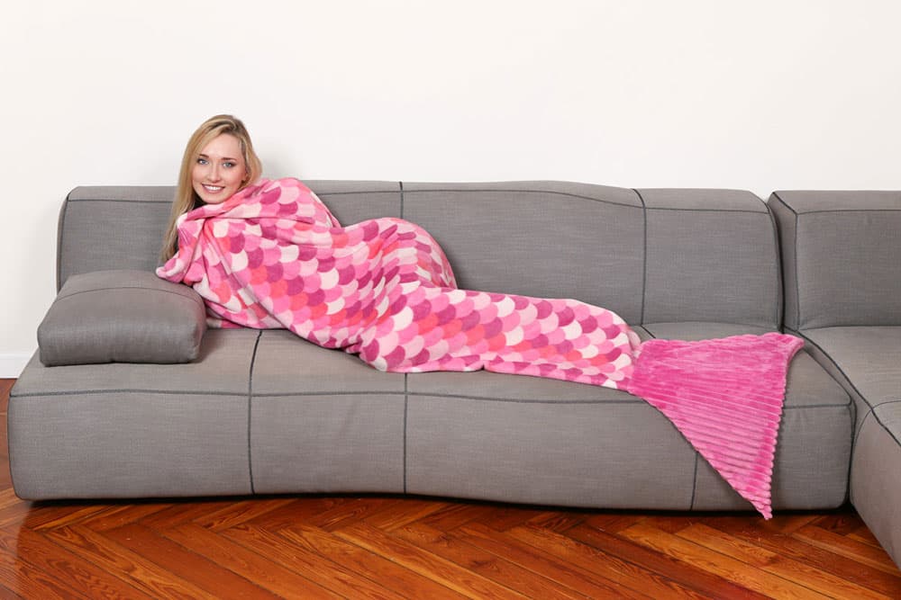 Kanguru sirena ćebe roze