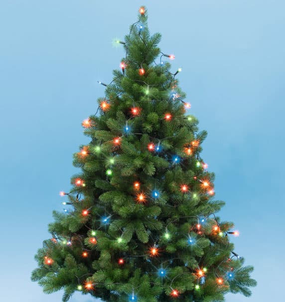 Novogodišnje lampice za jelku 100 višebojnih LED dioda KII100/M