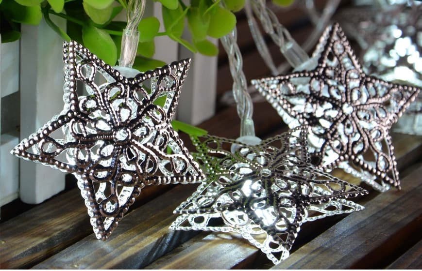 LED svetleće zvezde - 10 komada