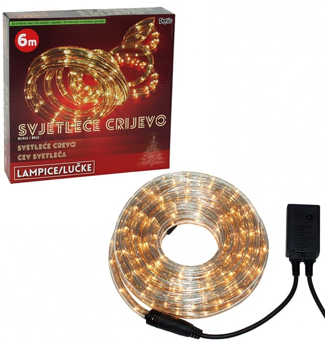 Svetleće crevo 6 m - spoljna i unutrašnja upotreba