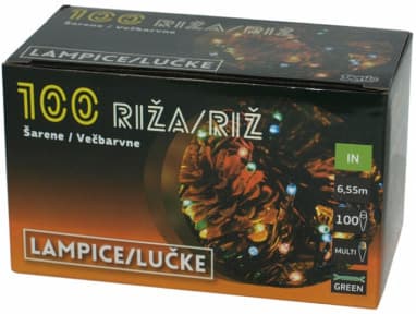Lampice Za Jelku 100 Sijalica Multikolor