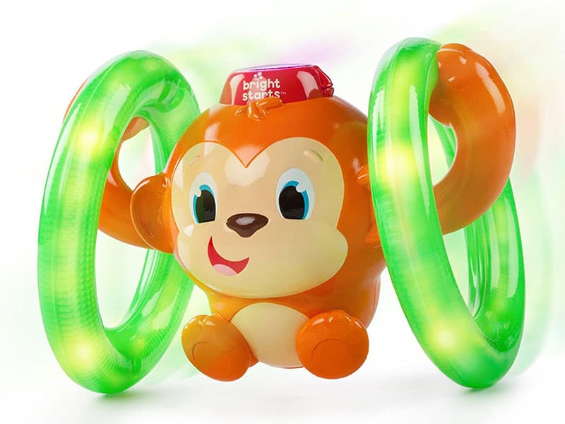 KIDS II BrightStarts Igračka MAJMUNČE Roll & Glow Monkey