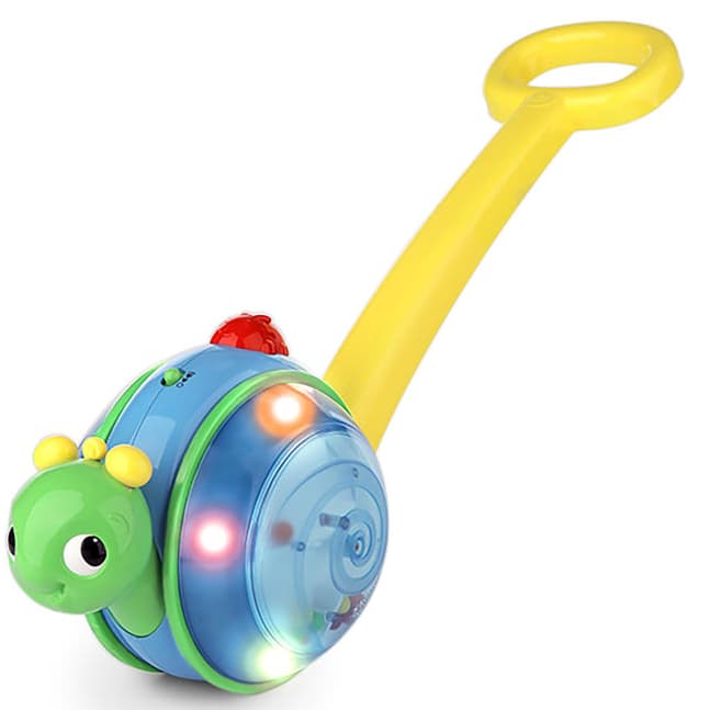 KIDS II BrightStarts Igračka i guralica PUŽ Roll & Glow Snail 