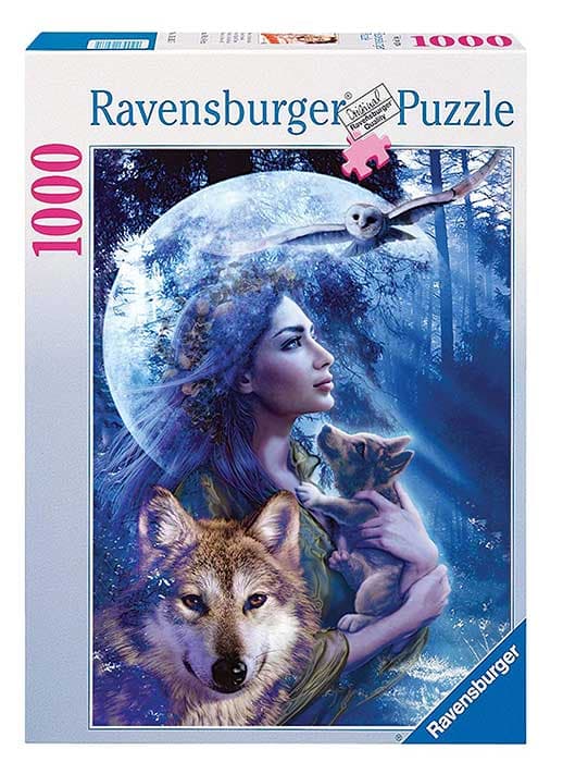 Puzzle Ravensburger 1000 delova -  Boginja vukova 15414
