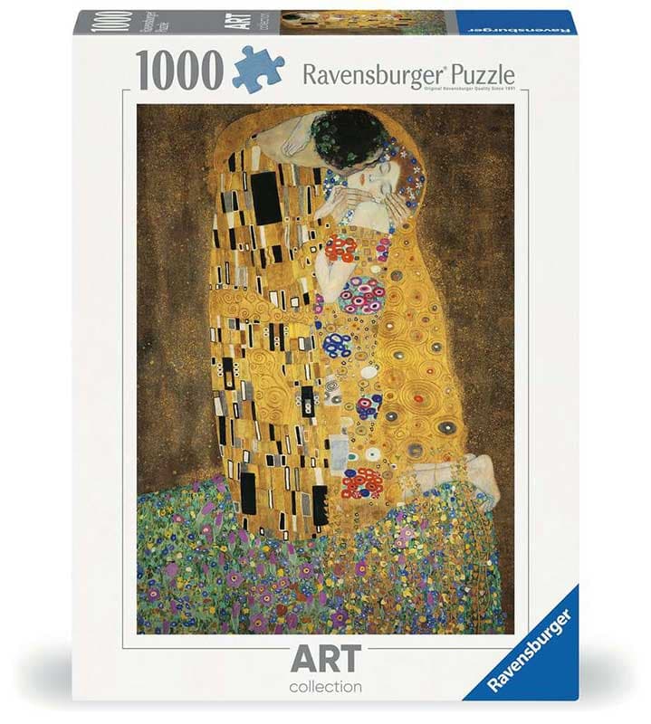 Puzzle Ravensburger Art 1000 delova -  Gustav Klimt Poljubac