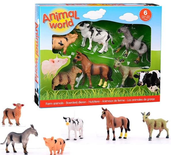 Domaće životinje Figurice 6kom. Animal World 26785