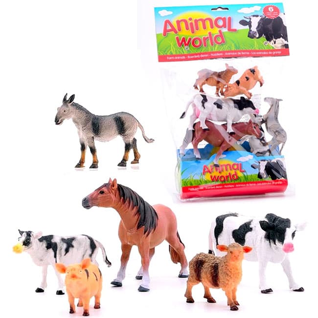Domaće životinje Figurice 6kom. Animal World 26779
