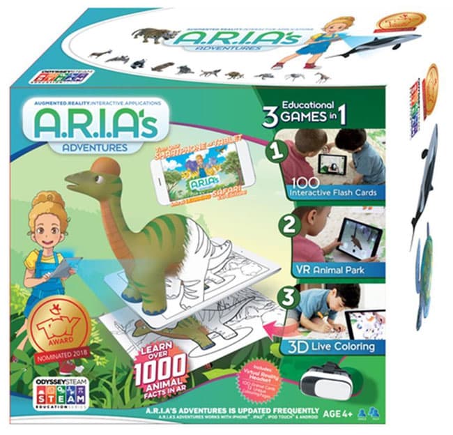 Interaktivni VR set za igru i proučavanje životinja ARIAs Adventures