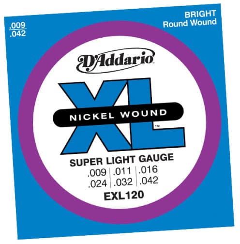 D Addario Set žica za električnu gitaru XL Super Lite 09-42 EXL 120