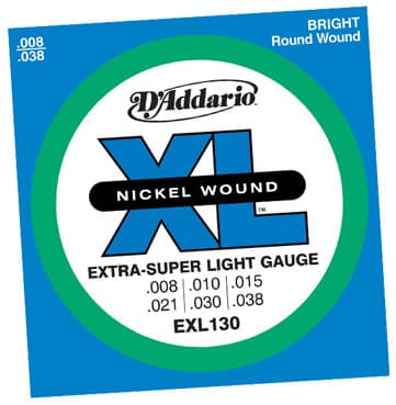 D Addario Set žica za električnu gitaru Extra Super Light 8-38 EXL 130