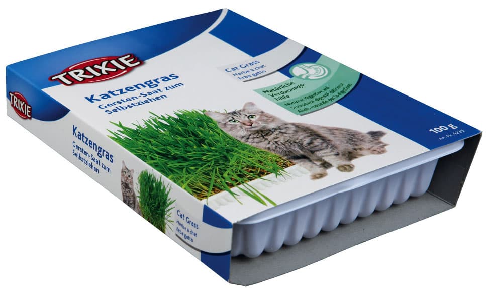 TRIXIE Trava za mačke sa posudom 100gr