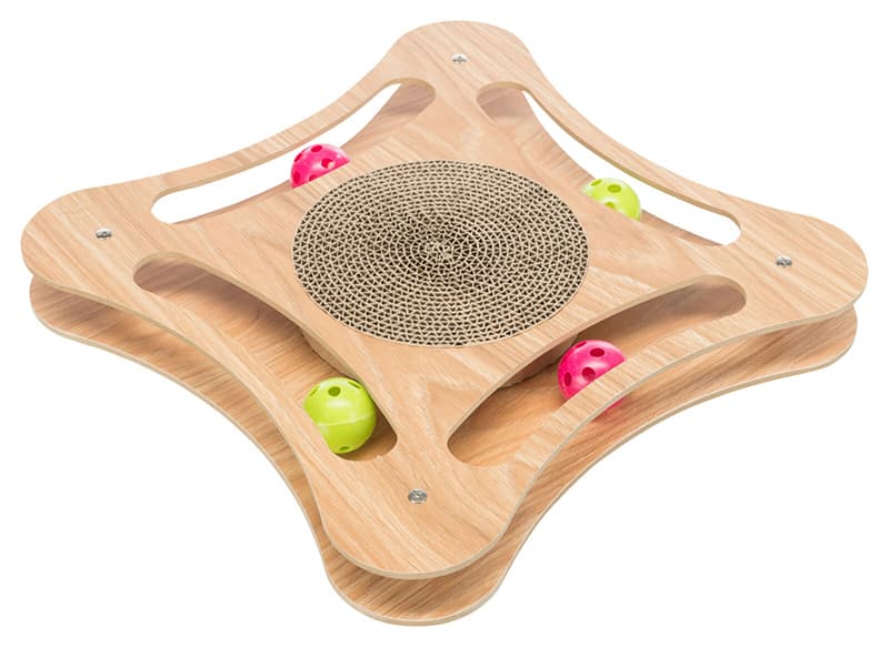 Trixie Igračka za mačke sa grebalicom i lopticama 48021