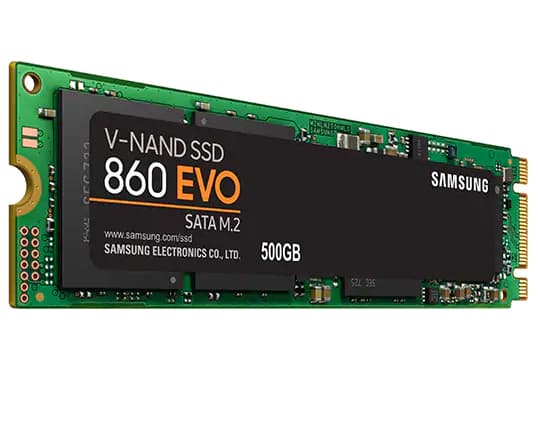 Samsung SSD M.2 SATA 860 EVO MZ-N6E500BW/EU 500GB