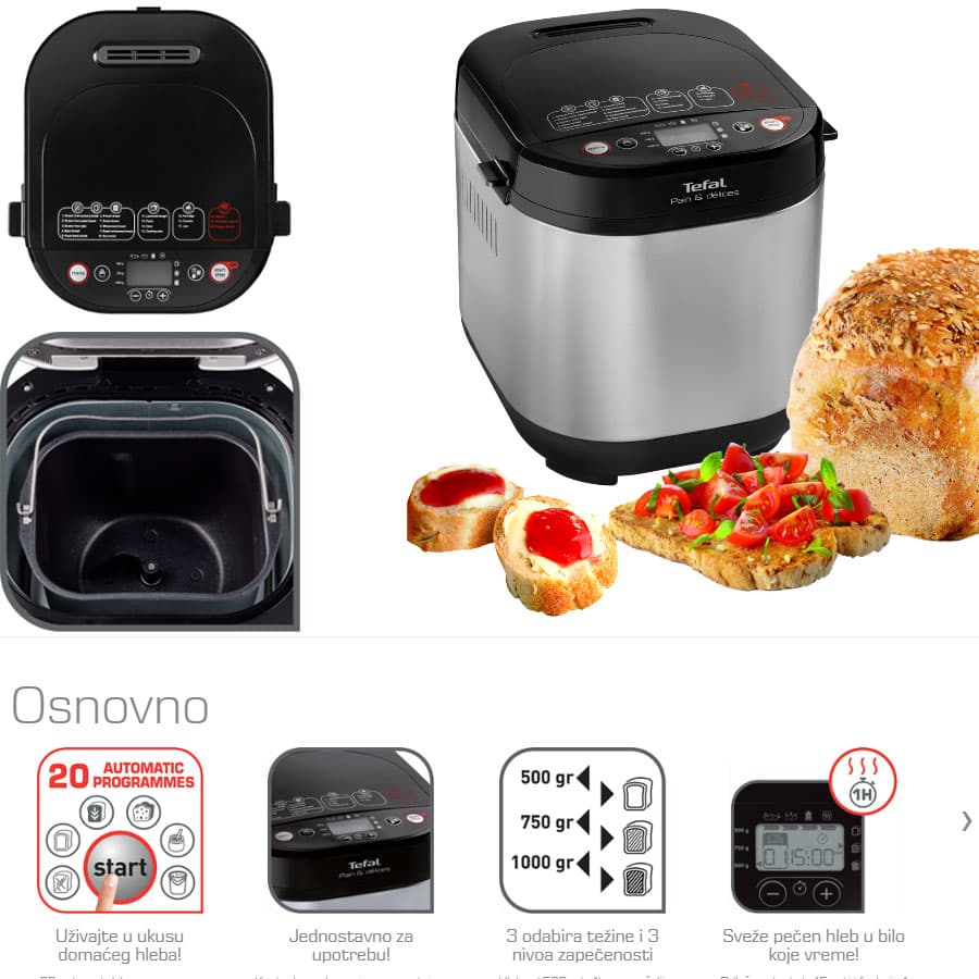 Tefal mini pekare Pain and Délices PF240E