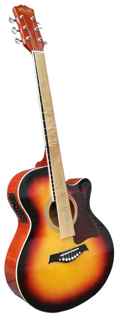 Akustična gitara sa aktivnom elektronikom Moller 1054 Sunburst