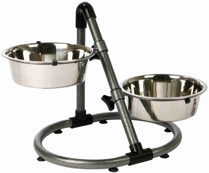 Okrugli stalak sa dve posude za hranjenje psa Trixie 25001