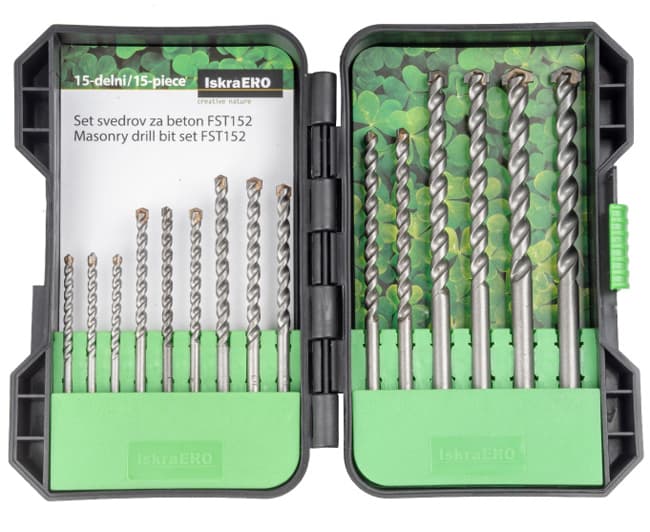 Iskra Set burgija za beton 15 kom. FST152