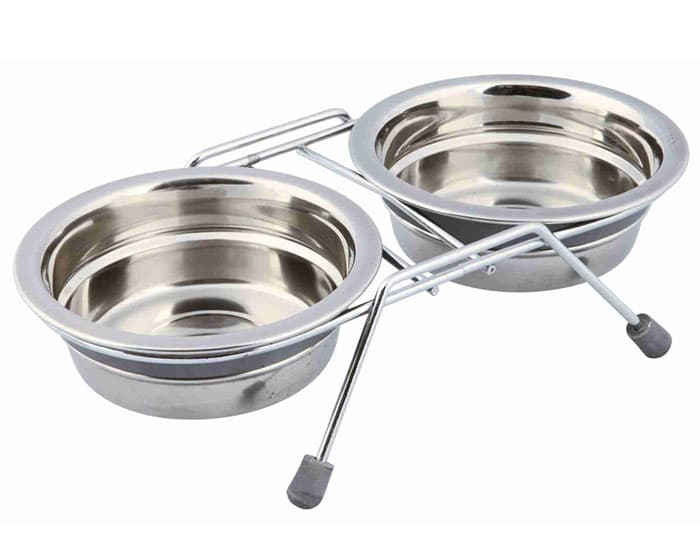 Posude 21cm na stalku za hranjenje pasa Trixie 25233