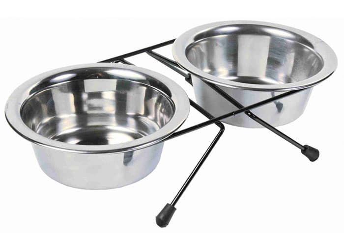 Činije 0.2l na stalku za hranjenje malih pasa Trixie 24830