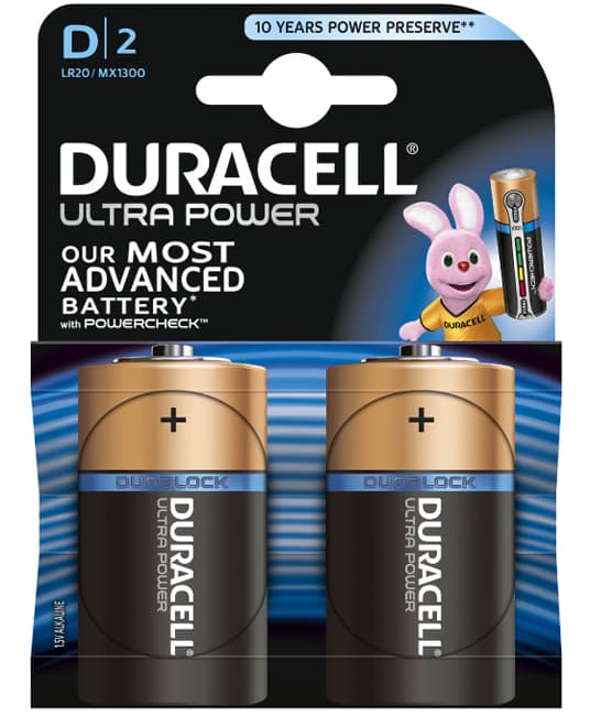 Duracell alkalne baterije tip D 1.5V DUR-TUR-LR20/BP2