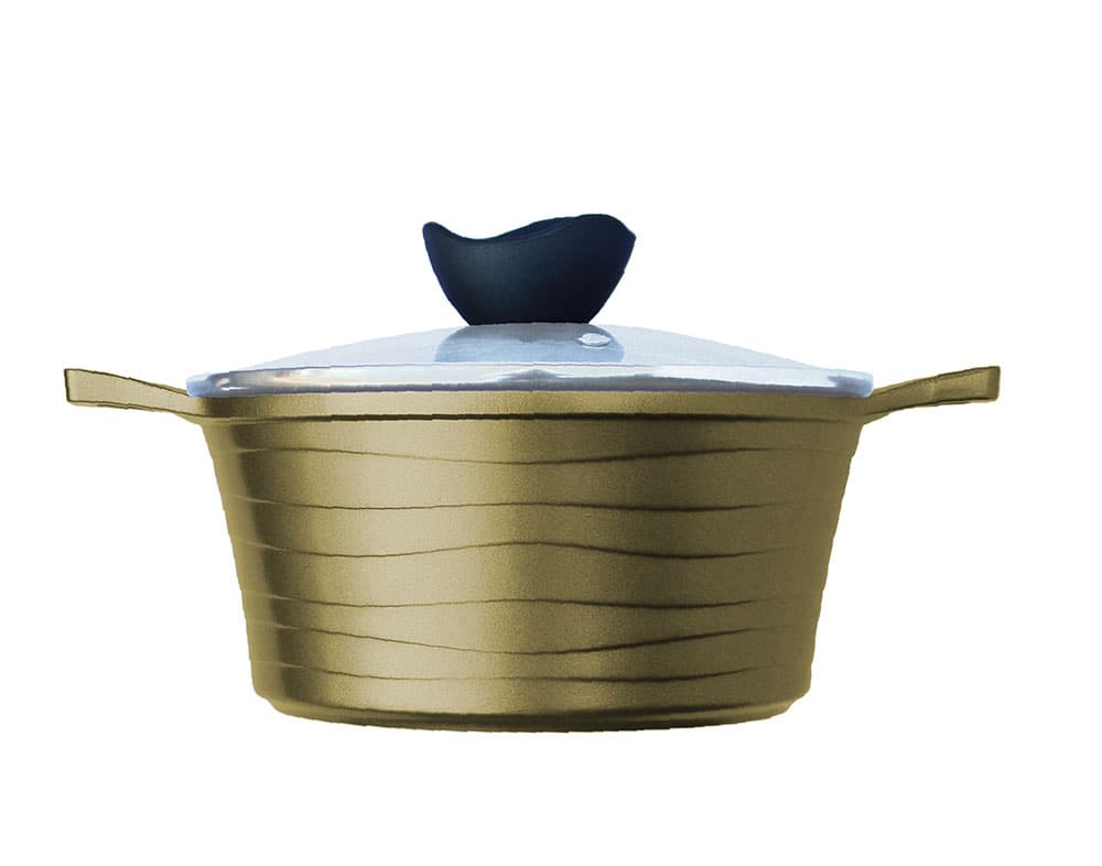 Lorme Classic šerpa sa dve ručke 24cm - 4,15L  Gold