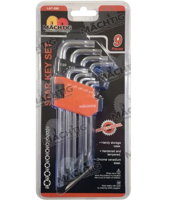 Torx ključevi Set Machtig LAT-266