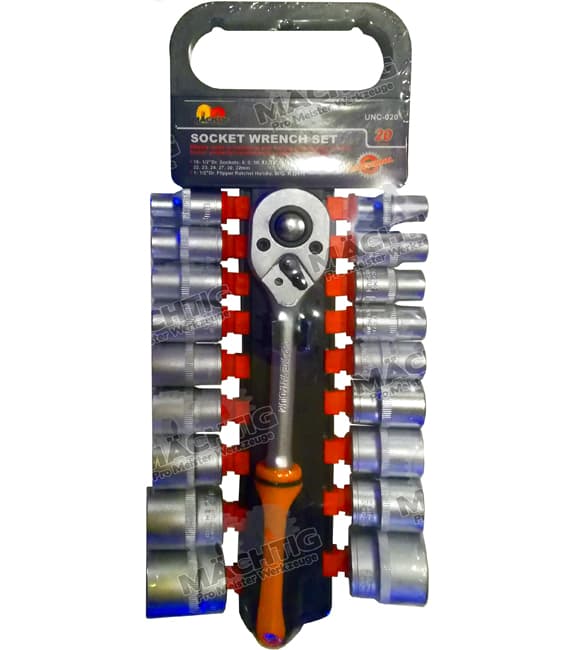 Garnitura nasadnih ključeva sa račnom Machtig UNC-20