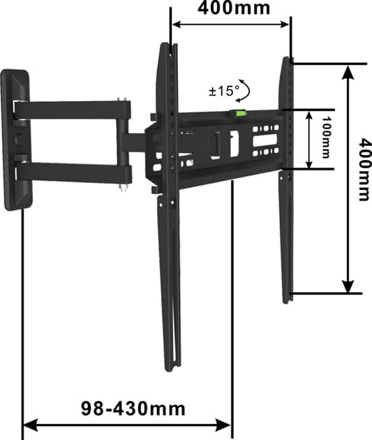 Trick Zidni zglobni nosač za televizor 32-55 inča TR005