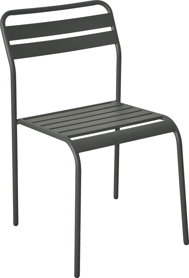 Baštenska Stolica Cadiz Dark Grey - Metal