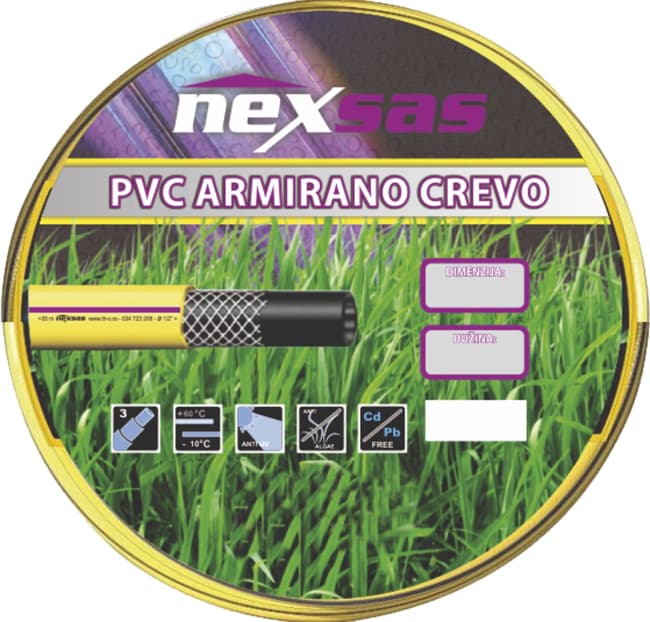 Nexsas PVC armirano crevo za zalivanje 1inč x 50m 41384