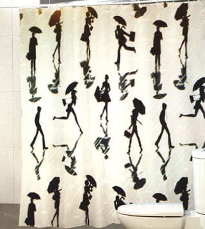 Zavesa za kadu i tuš kabinu Storm 180 x 200 cm