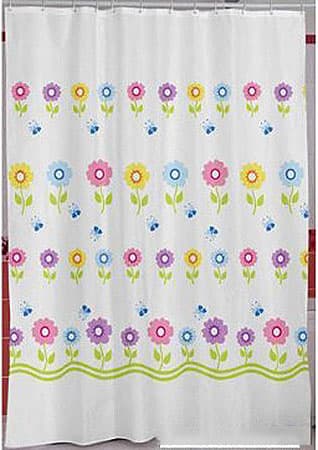 Zavesa za kadu i tuš kabinu Flower-spring 180 x 200 cm