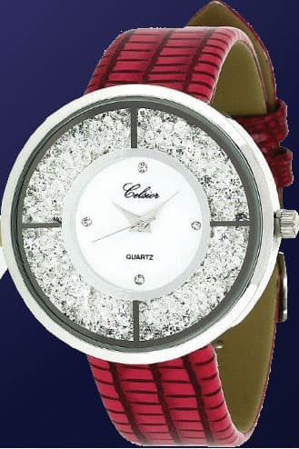 Sat sa Swarovski kristalima crveni