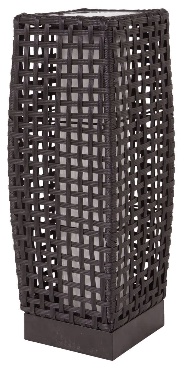 Baštenska Solarna Lampa Od Wicker Ratana 46 cm