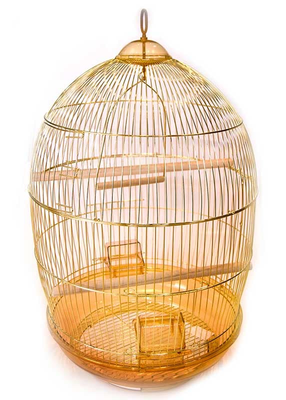 Veliki zlatni kavez za ptice 480G