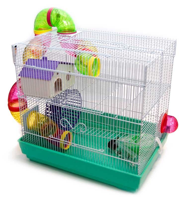 Kavez za hrčka sa tunelom i opremom B4101